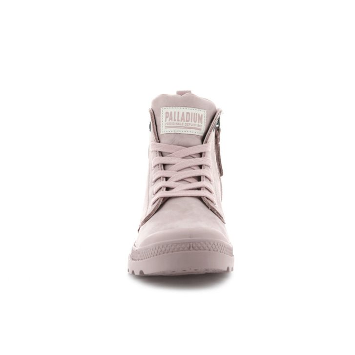 Palladium Pampa Hi Zip Nubuck Laarzen Dames Roze | NL 64FNYMU